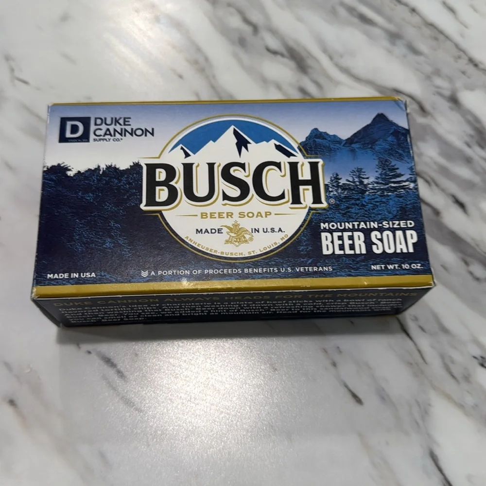 Duke Canon Busch Beer‎ Soap Refreshing Sandalwood Scent NIB